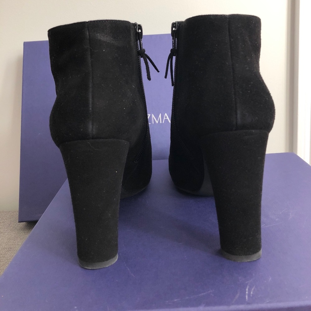 NWOT Stuart Weitzman ankle Boots Suede - Picture 4 of 5